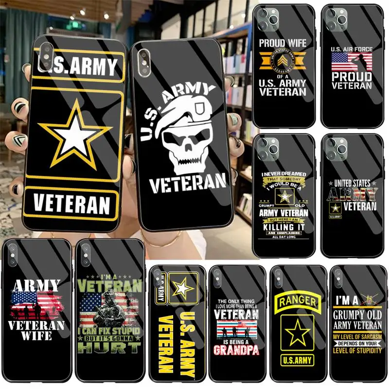 HPCHCJHM Army Veteran Custom Photo Soft Phone Case Tempered Glass For iPhone 11 Pro XR XS MAX 8 X 7 6S 6 Plus SE 2020 case
HPCHCJHM Army Veteran Custom Photo Soft Phone Case Tempered Glass For iPhone 11 Pro XR XS MAX 8 X 7 6S 6 Plus SE 2020 case