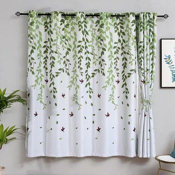 Bird Leave Printed Curtains For Short Window Kitchen Mini Countryside Rural Kitchen Tie Valance Mini Window Drapes PC026B
Bird Leave Printed Curtains For Short Window Kitchen Mini Countryside Rural Kitchen Tie Valance Mini Window Drapes PC026B