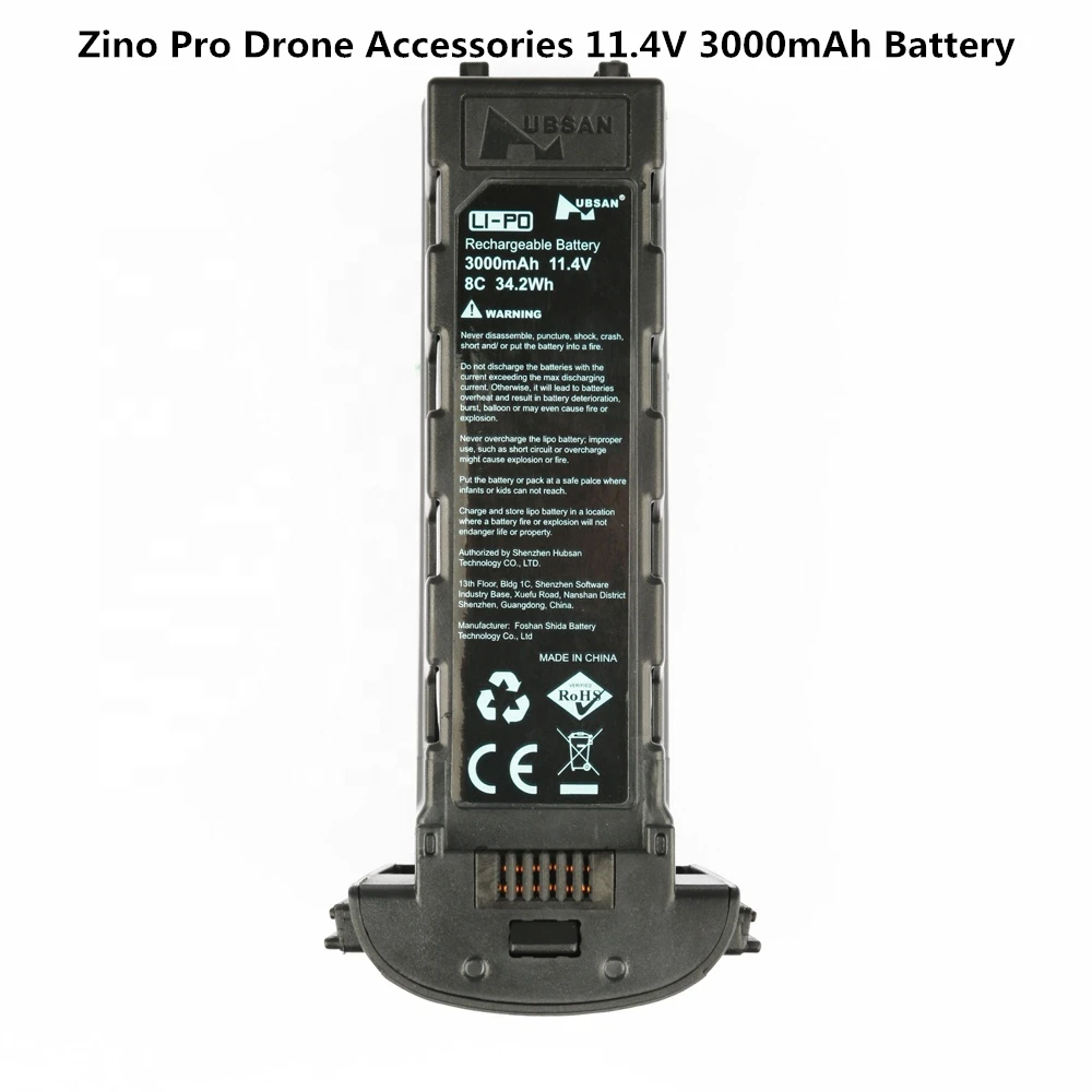 Zino Pro Drone Accessories 11.4V 3000mAh Battery RC Drone Quadcopter Spare Parts Intelligent Flight Battery
Zino Pro Drone Accessories 11.4V 3000mAh Battery RC Drone Quadcopter Spare Parts Intelligent Flight Battery