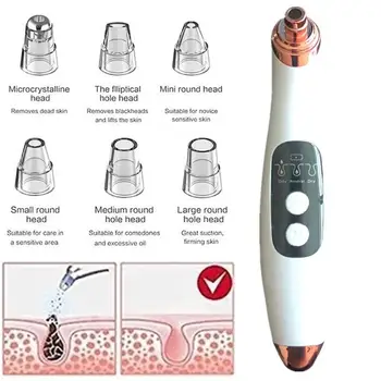 USB Electric Blackhead Remover Nose Deep Cleaner Vacuum Suction Face Clean T Zone Pore Acne Pimple Removal Skin Beauty Care Tool
USB Electric Blackhead Remover Nose Deep Cleaner Vacuum Suction Face Clean T Zone Pore Acne Pimple Removal Skin Beauty Care Tool