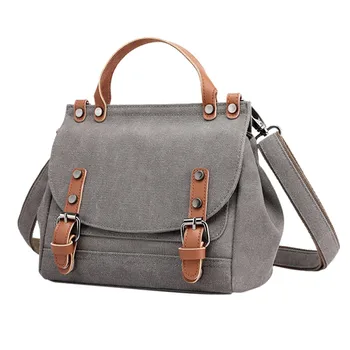 MJ Women's Fashion Retro Solid Color Canvas Handbag Large Capacity Crossbody Bags for Women 2020 Luxury Brand Shoulder Bag 
MJ Women's Fashion Retro Solid Color Canvas Handbag Large Capacity Crossbody Bags for Women 2020 Luxury Brand Shoulder Bag