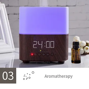 6 In 1 Clock Bluetooth Speaker Humidifier Music Diffuser With Led Night Light Audio Aromatherapy Machine UK/US/AU/EU Plug
6 In 1 Clock Bluetooth Speaker Humidifier Music Diffuser With Led Night Light Audio Aromatherapy Machine UK/US/AU/EU Plug
