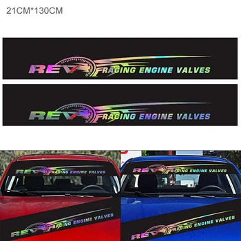 1pcs 130 x 21CM PVC Laser Car Sticker Decals Colourful RE Speedometer Pattern Car Sun-Resistant Front Rear Windshield Sticker
1pcs 130 x 21CM PVC Laser Car Sticker Decals Colourful RE Speedometer Pattern Car Sun-Resistant Front Rear Windshield Sticker