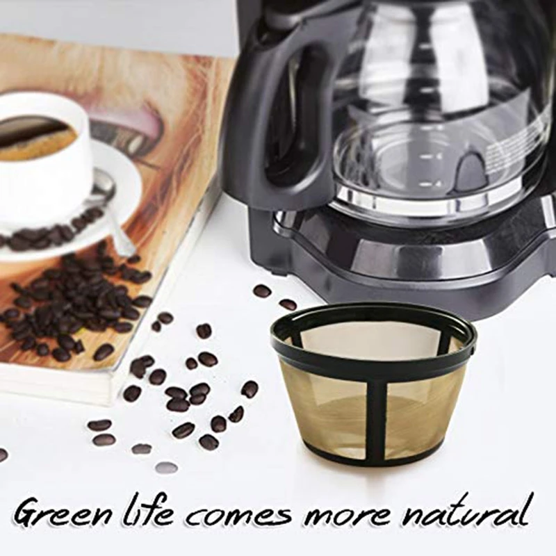 Reusable 4 Cup Basket for Mr. Coffee Replacement Coffee Filter - for Mr. Coffee Permanent Coffee Filter for Mr. Coffee Maker and
Reusable 4 Cup Basket for Mr. Coffee Replacement Coffee Filter - for Mr. Coffee Permanent Coffee Filter for Mr. Coffee Maker and