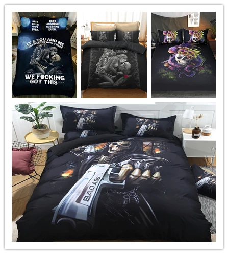 Western Skull Style 3D Printed Bedding Set Single Double King Size Duvet Cover Set for Home Textile with High Quality Bed Set
Western Skull Style 3D Printed Bedding Set Single Double King Size Duvet Cover Set for Home Textile with High Quality Bed Set
