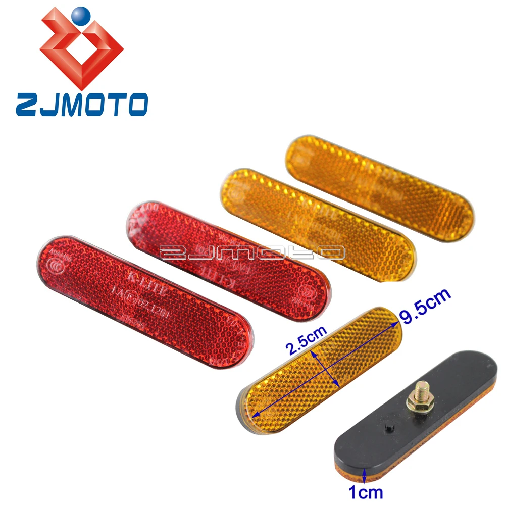 1 Pair Motorcycle Safety Warming Fork Plastic Reflector Red Reflectors Truck Plastic Reflectors ATV Dual Bike Car Reflectors
1 Pair Motorcycle Safety Warming Fork Plastic Reflector Red Reflectors Truck Plastic Reflectors ATV Dual Bike Car Reflectors