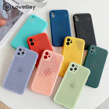 Lovebay Heat Dissipation Solid Phone Case For iPhone 11 Pro X XR XS Max 8 7 Plus Hollow Camera Protection Candy Soft TPU Cover
Lovebay Heat Dissipation Solid Phone Case For iPhone 11 Pro X XR XS Max 8 7 Plus Hollow Camera Protection Candy Soft TPU Cover