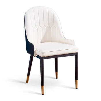 Modern minimalist light luxury dining chair home back chair restaurant economy Nordic lazy leisure leather chair net red stool 
Modern minimalist light luxury dining chair home back chair restaurant economy Nordic lazy leisure leather chair net red stool