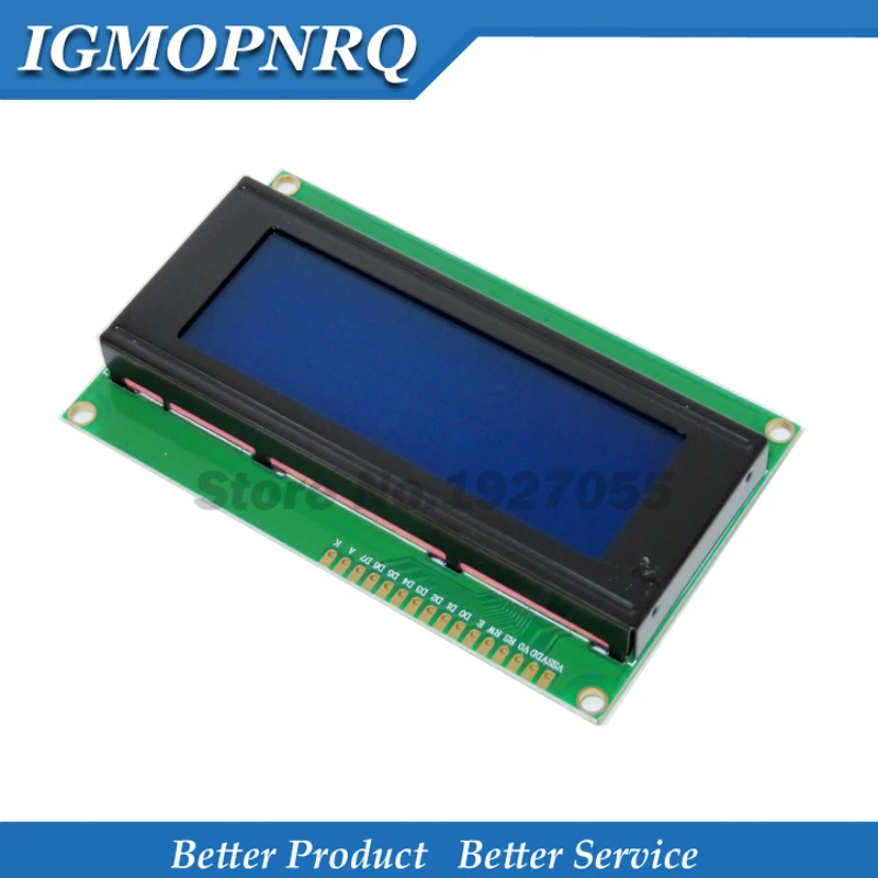 1pcs LCD Board 2004 20*4 LCD 20X4 5V Blue screen blacklight LCD2004 display LCD module Display content: 20 characters *4 line
1pcs LCD Board 2004 20*4 LCD 20X4 5V Blue screen blacklight LCD2004 display LCD module Display content: 20 characters *4 line