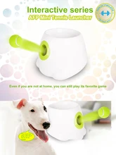 Automatic Tennis Ball Thrower Dog Tennis Balls Replacement Exercise Trainer Launcher Chucker Cat Bounce Sport Toy with 6 Tennis
Automatic Tennis Ball Thrower Dog Tennis Balls Replacement Exercise Trainer Launcher Chucker Cat Bounce Sport Toy with 6 Tennis