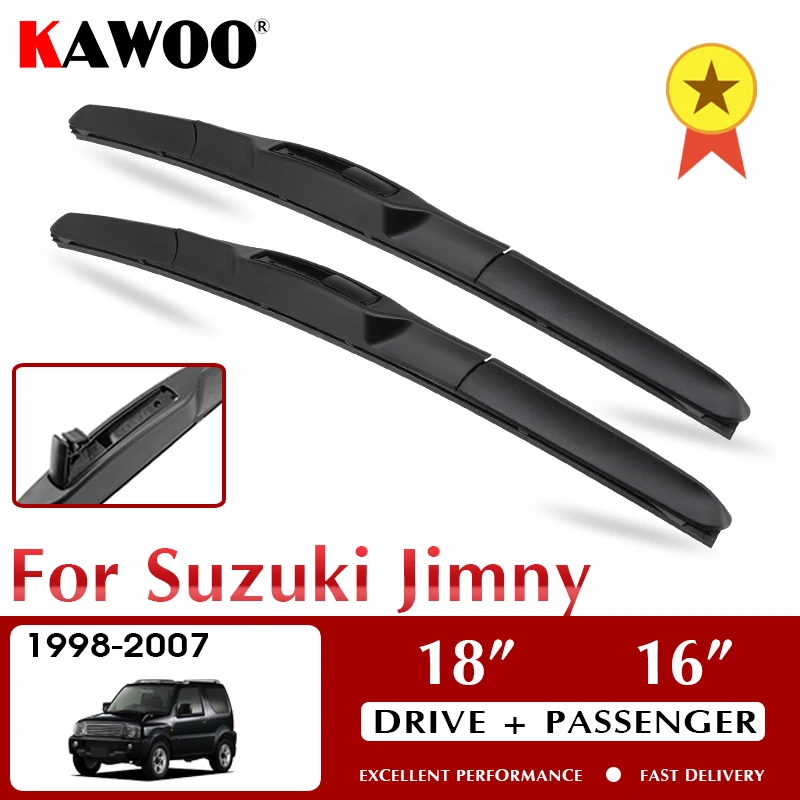 KAWOO Wiper Front Car Wiper Blade Blades For Suzuki Jimny 1998-2007 Windshield Windscreen Window 18"+16" LHD RHD
KAWOO Wiper Front Car Wiper Blade Blades For Suzuki Jimny 1998-2007 Windshield Windscreen Window 18"+16" LHD RHD