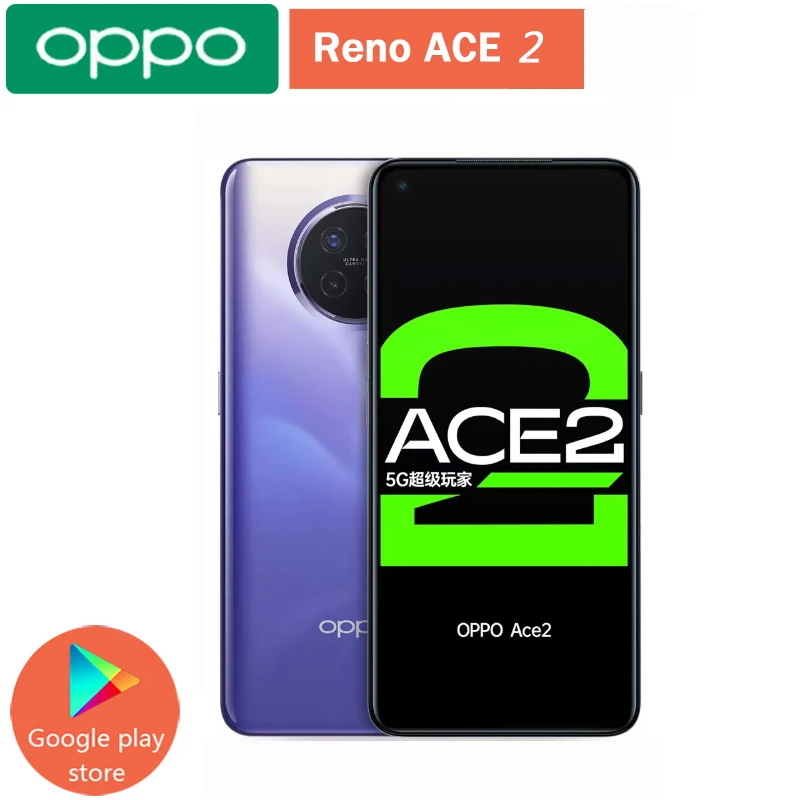 Фото Oppo Reno Ace 2 5G Mobile Phone Snapdragon 865 6.55 inches AMOLED 8G RAM 128G ROM 65W SuperVOOC 40W AirVOOC Smart phone | Мобильные