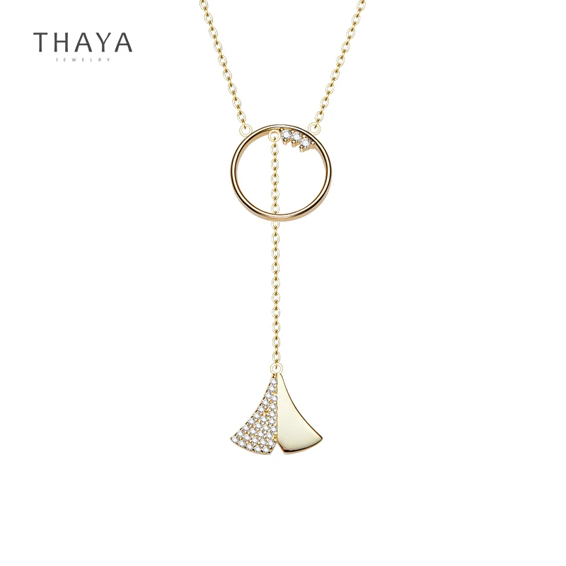 Thaya Real 925 Silver Ginkgo Leaf Necklace 45cm Plated 14k Gold Plated Pendant Chain For Fashion Women Fine Jewelry Gift
Thaya Real 925 Silver Ginkgo Leaf Necklace 45cm Plated 14k Gold Plated Pendant Chain For Fashion Women Fine Jewelry Gift