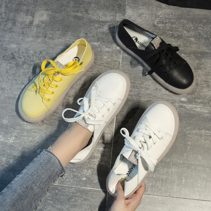 White Shoes Women's 2020 Spring New Style INS Low-top Shoes Korean-style Versatile Students Double Purpose Breathable Flat Keel
White Shoes Women's 2020 Spring New Style INS Low-top Shoes Korean-style Versatile Students Double Purpose Breathable Flat Keel