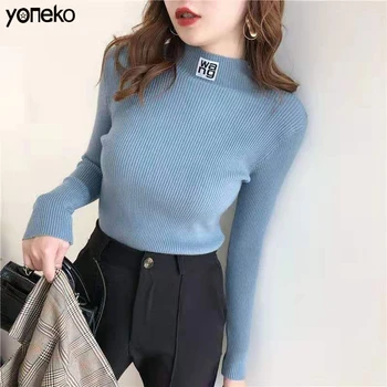 Turtleneck Collar Sweater Digital Pattern Knitwear Woman 2020 Spring Winter New Chic Sweater Shirt Basic Tops Body Sweaters
Turtleneck Collar Sweater Digital Pattern Knitwear Woman 2020 Spring Winter New Chic Sweater Shirt Basic Tops Body Sweaters