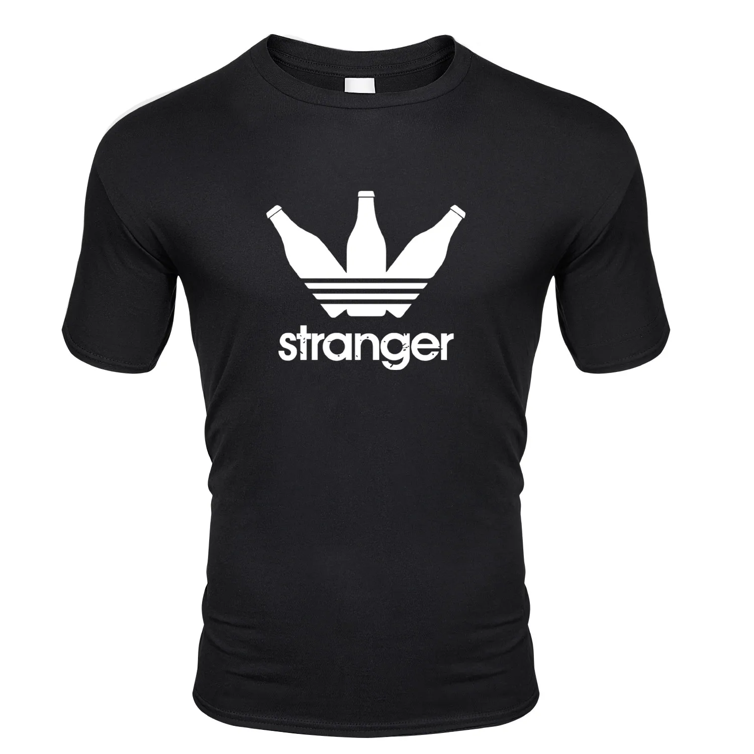 2020 New Summer Men's Fashion T-Shirt Printed TheBottle T-Shirt O-Neck Short-Sleeved and Style T-Shirt 95% Cotton Sport