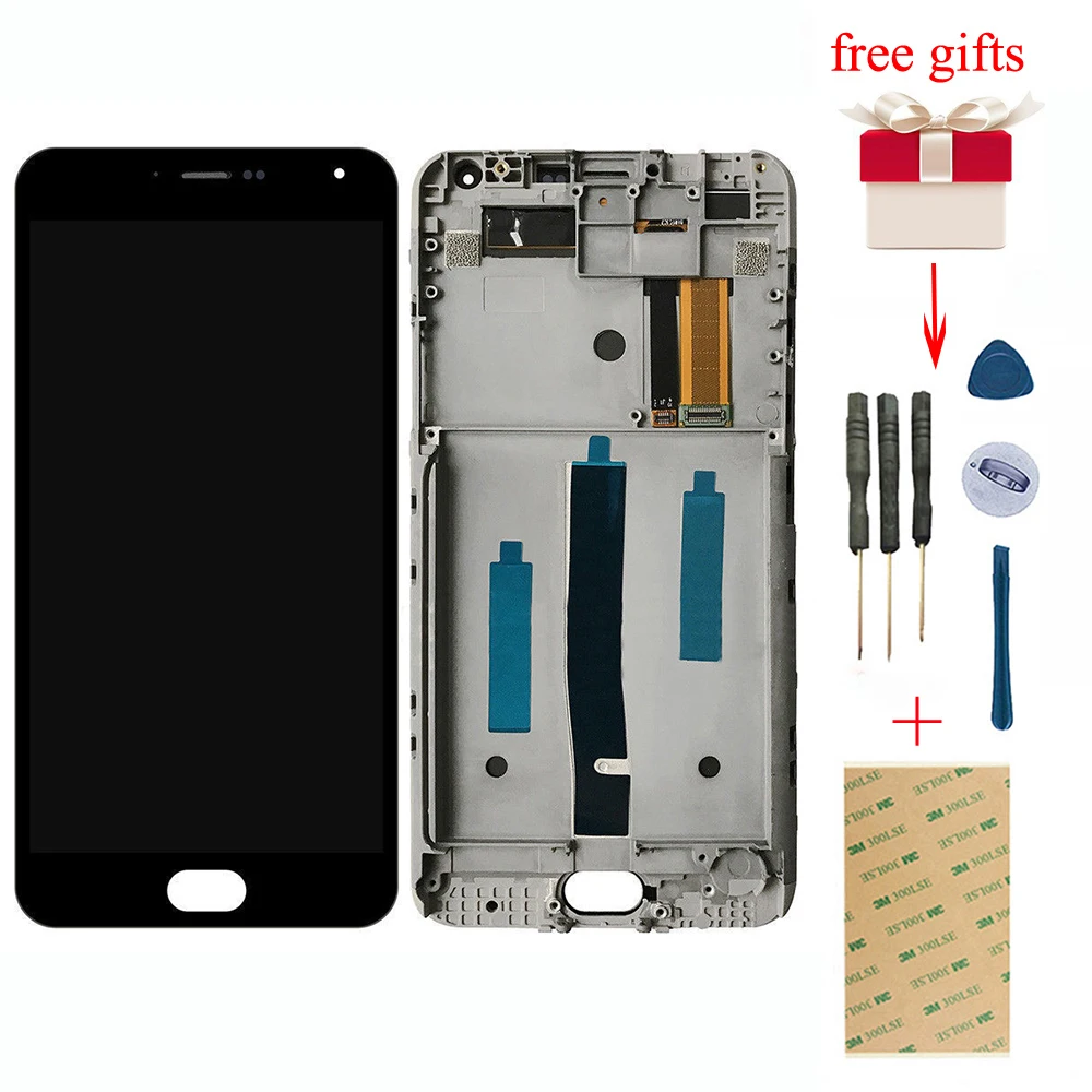 LCD Display Panel Monitor Module + Black Touch Screen Digitizer Glass Sensor Assembly Frame for M2 Note Meilan Note 2
LCD Display Panel Monitor Module + Black Touch Screen Digitizer Glass Sensor Assembly Frame for M2 Note Meilan Note 2