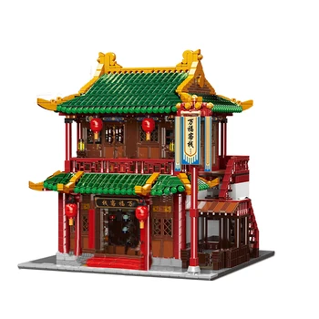 3046Pcs MOC Art Culture Small Particle Chinese Architecture Wanfu Inn Building Blocks DIY Construction Model Block Assembly Toys
3046Pcs MOC Art Culture Small Particle Chinese Architecture Wanfu Inn Building Blocks DIY Construction Model Block Assembly Toys