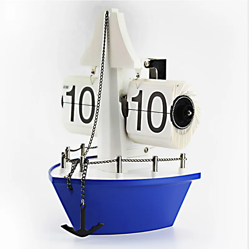 Table Flip Clock Creative Sailing PVC Number Display Silence Quartz Clock Blue/Black Home Decor Desktop Clock Wall Clock Gift
Table Flip Clock Creative Sailing PVC Number Display Silence Quartz Clock Blue/Black Home Decor Desktop Clock Wall Clock Gift