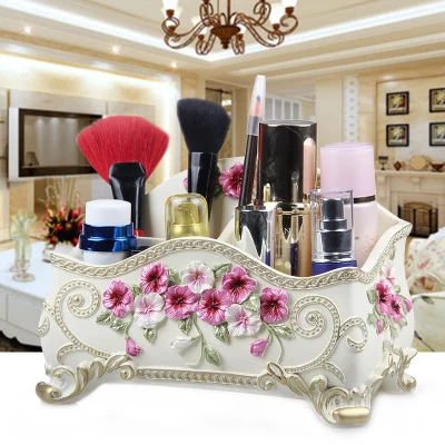 Washable European Dressing Table Resin Jewelry Cosmetic Storage Box Makeup Organizer Handicraft Tools Box Lipstick Holder
Washable European Dressing Table Resin Jewelry Cosmetic Storage Box Makeup Organizer Handicraft Tools Box Lipstick Holder