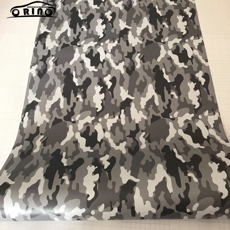 Black White Grey Vinyl Film Sticker-1