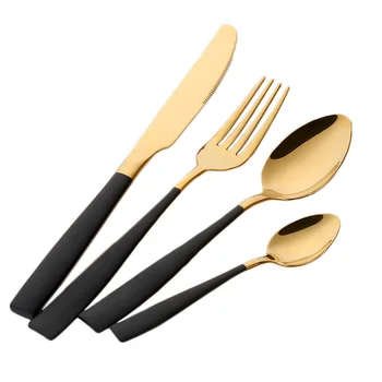 Exquisite Tableware 4Pcs/set Western Dinnerware Knife Fork Stainless Steel Steak Cutlery Dinner Set Tools
Exquisite Tableware 4Pcs/set Western Dinnerware Knife Fork Stainless Steel Steak Cutlery Dinner Set Tools