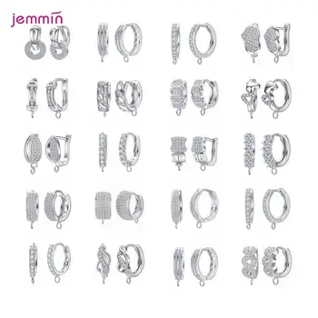 Korean Trend DIY Earrings Clasps Cubic Zircon Ear Hooks Woman Hoop Earrings Accessories Making Components Jewelry Findings
Korean Trend DIY Earrings Clasps Cubic Zircon Ear Hooks Woman Hoop Earrings Accessories Making Components Jewelry Findings