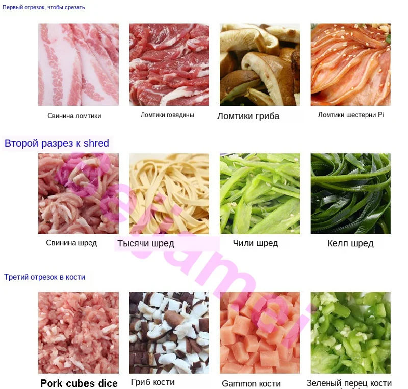 meat vegetable slicer