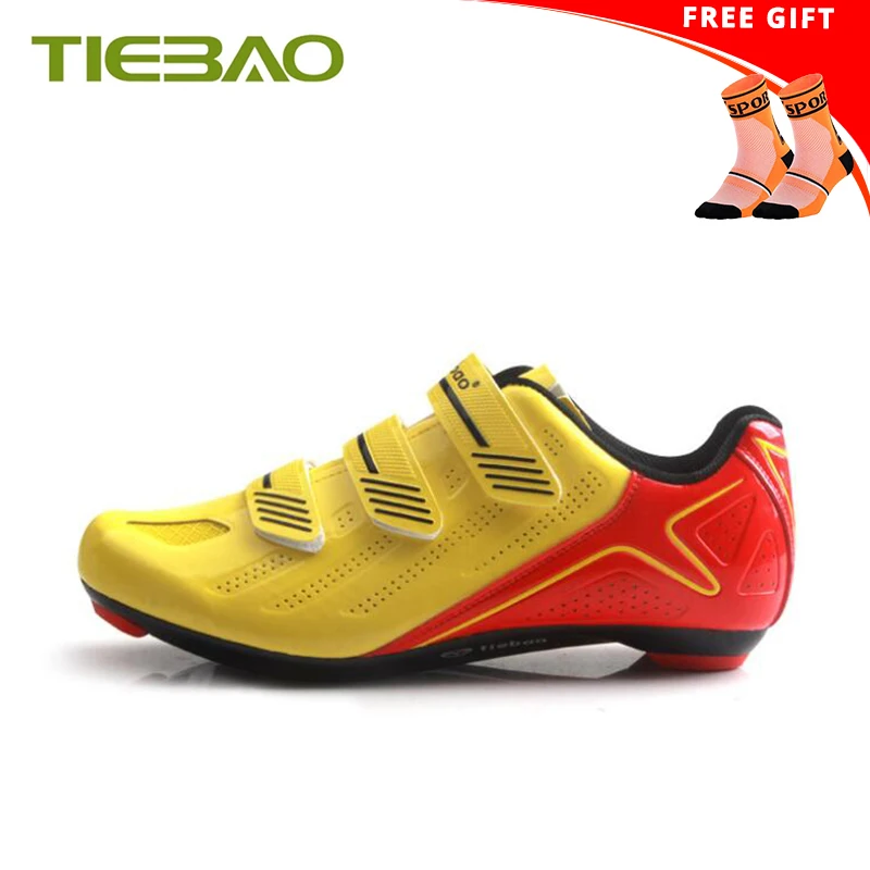 

Tiebao Road Bike Shoes Men Women Self-locking Breathable Cycling Sneakers Sapatilha Ciclismo Bicycle Riding Shoes Wear-resistant