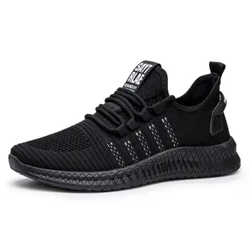 Designer new men shoes mesh breathable comfortable lightweight casual running lightweight flying woven technical shoes
