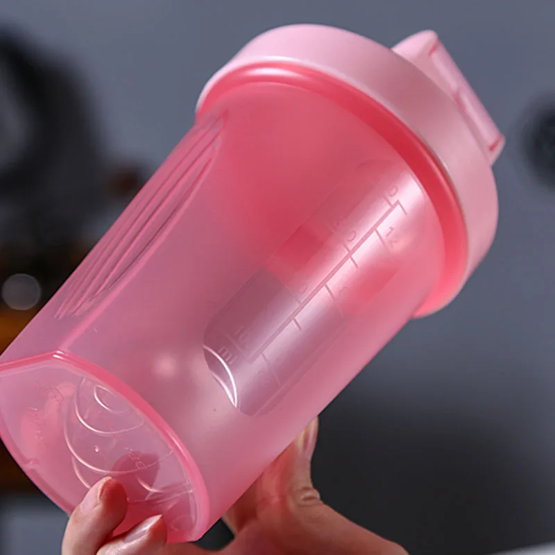 400 Ml Whey Protein Powder Mixing Bottle Sports Fitness Gym Bottle Outdoor Portable Plastic Drinking Bottle Sports Shaker Bottle