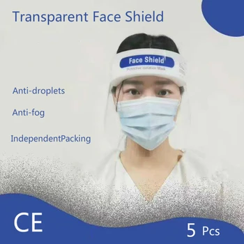Anti-droplets Anti-fog Transparent Face Shield Disposable Full Face Protective Cover Independent Packing 20Pcs
Anti-droplets Anti-fog Transparent Face Shield Disposable Full Face Protective Cover Independent Packing 20Pcs