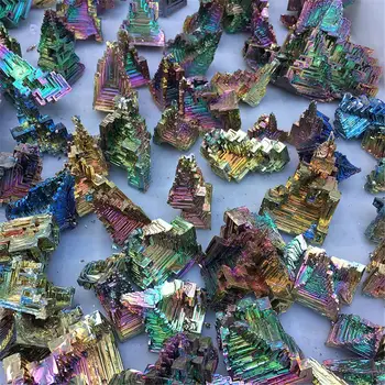 Rainbow Titanium Bismuth Specimen Mineral Gemstone Crystal Quartz Stone Decor Natural Aquarium Decoration Gravel Decorations
Rainbow Titanium Bismuth Specimen Mineral Gemstone Crystal Quartz Stone Decor Natural Aquarium Decoration Gravel Decorations
