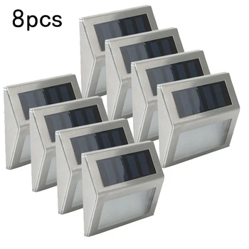 8pcs Stainless Steel LED Solar Lights Outdoor Garden Decoration Sensor Sunlight Waterproof Garden Stair Courtyard Pathway Lamps
8pcs Stainless Steel LED Solar Lights Outdoor Garden Decoration Sensor Sunlight Waterproof Garden Stair Courtyard Pathway Lamps