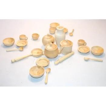 Set of wooden tableware (22 items)
Set of wooden tableware (22 items)