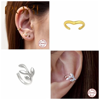 ROXI 1PC 925 Sterling Silver Leaf Ear Cuff Pendientes Clip Earrings for Women Simple Piercing Clip on Earrings Orecchini Donna
ROXI 1PC 925 Sterling Silver Leaf Ear Cuff Pendientes Clip Earrings for Women Simple Piercing Clip on Earrings Orecchini Donna