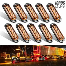 10PCS 4LED Truck Trailer Side Marker Light 12-24V Indicator Light 90LM Rear Light Waterproof Auto Safety Warning Width Indicator
10PCS 4LED Truck Trailer Side Marker Light 12-24V Indicator Light 90LM Rear Light Waterproof Auto Safety Warning Width Indicator