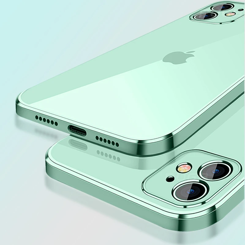 Luxury Plating Square frame Transparent Case on For iPhone 12 11 Pro Max Mini x xr xs se 2020 7 8 Plus Case Soft tpu Clear Cover
Luxury Plating Square frame Transparent Case on For iPhone 12 11 Pro Max Mini x xr xs se 2020 7 8 Plus Case Soft tpu Clear Cover