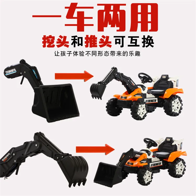CHILDREN'S Excavator Bulldozer Electric Excavator Remote Control Engineering Vehicle Large Size Can Sit to Ride
CHILDREN'S Excavator Bulldozer Electric Excavator Remote Control Engineering Vehicle Large Size Can Sit to Ride
