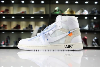 Nike Air Jordan 1 x Off-White NRG Basketball Shoes For Men And Women Comfortable Sports Outdoor High Sneakers,Size36-46 
Nike Air Jordan 1 x Off-White NRG Basketball Shoes For Men And Women Comfortable Sports Outdoor High Sneakers,Size36-46