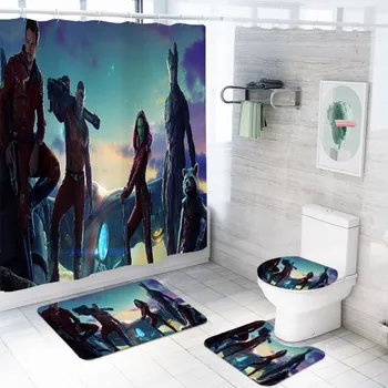 Classic Movies Character Collection Waterproof Bath Curtains with Rug Toilet Lid Cover U shape Rugs Mat 3D Print Bathroom Set
Classic Movies Character Collection Waterproof Bath Curtains with Rug Toilet Lid Cover U shape Rugs Mat 3D Print Bathroom Set