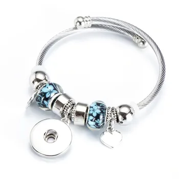 New bracelets for women charm snap button Jewelry adjustablecuff beaded bracelet snap button 18mm Jewelry Accessories wholesale
New bracelets for women charm snap button Jewelry adjustablecuff beaded bracelet snap button 18mm Jewelry Accessories wholesale