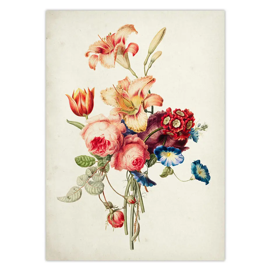 Vintage Poster a Bouquet Flower Canvas Print Blue Flower Canvas Painting Wall Art Still Life Retro Picture Home Decoration
Vintage Poster a Bouquet Flower Canvas Print Blue Flower Canvas Painting Wall Art Still Life Retro Picture Home Decoration