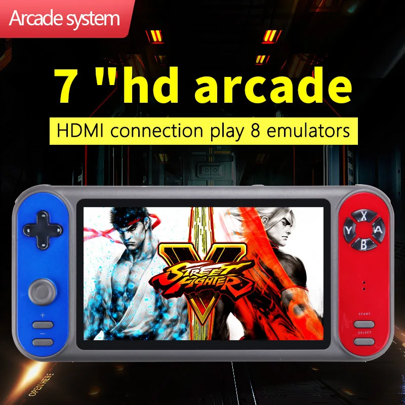 2020 New Style 7-Inch Big Screen Handheld Arcade Handheld Double-Download Game Console 3000-Game
2020 New Style 7-Inch Big Screen Handheld Arcade Handheld Double-Download Game Console 3000-Game