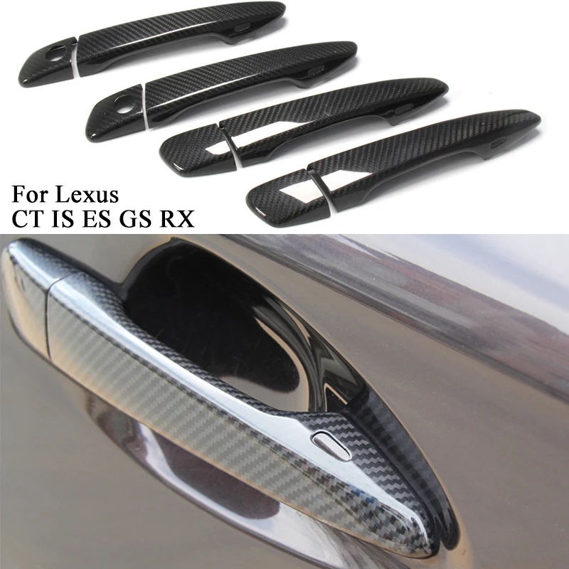ES Carbon Door Handle Cover For Lexus CT IS ES GS 350 300 450h Door Handle Cover exterior parts 8 Pcs 2009 - 2016 2017 2018 2019
ES Carbon Door Handle Cover For Lexus CT IS ES GS 350 300 450h Door Handle Cover exterior parts 8 Pcs 2009 - 2016 2017 2018 2019