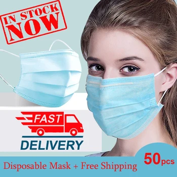 50PCS Breathable Mouth Mask Disposable Ear loop Face Masks Non-Woven Anti-Dust 3 Filter Mask Dropshipping
50PCS Breathable Mouth Mask Disposable Ear loop Face Masks Non-Woven Anti-Dust 3 Filter Mask Dropshipping