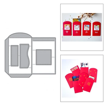 2020 New Red Envelope Box Metal Cutting Dies For Bag Embossing Craft Cut Paper Decoration Greeting Card Scrapbooking No Stamps
2020 New Red Envelope Box Metal Cutting Dies For Bag Embossing Craft Cut Paper Decoration Greeting Card Scrapbooking No Stamps