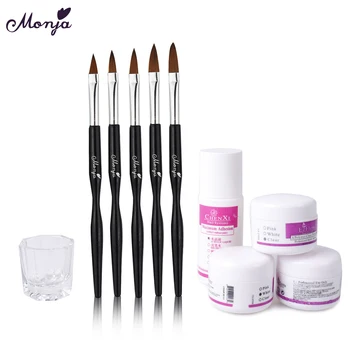 Monja 10Pcs Acrylic Nail Kit Nail Art Crystal Liquid Powder Carving Painting Brush Clear Storage Cup Manicure Tool Set
Monja 10Pcs Acrylic Nail Kit Nail Art Crystal Liquid Powder Carving Painting Brush Clear Storage Cup Manicure Tool Set