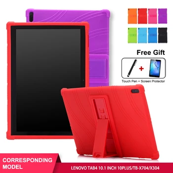 SZOXBY For Lenovo Tab4 10plus 10.1 Inch Tb-X704F/N Protective Cover TB-X304F/N Tablet Silicone Case Anti-Fall Child Shockproof
SZOXBY For Lenovo Tab4 10plus 10.1 Inch Tb-X704F/N Protective Cover TB-X304F/N Tablet Silicone Case Anti-Fall Child Shockproof