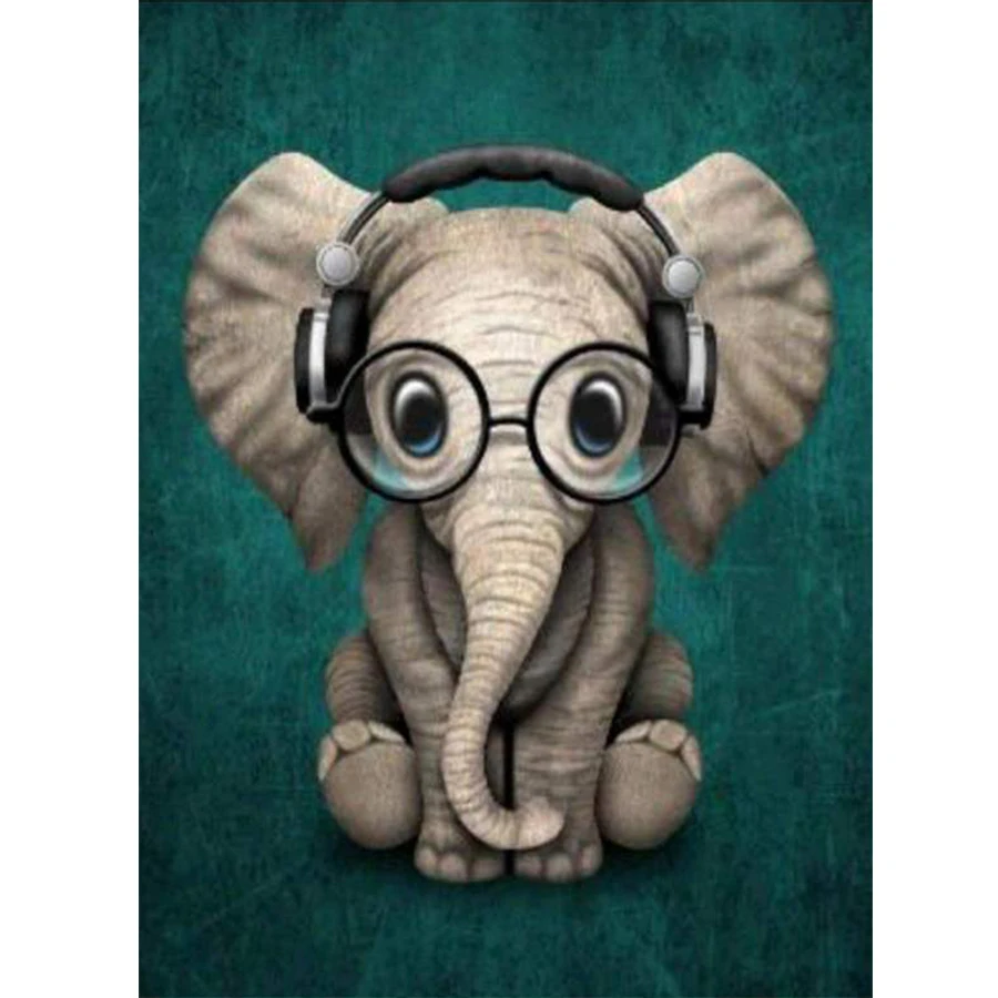 DIY Diamond Painting Cross Stitch Glasses Elephant Home Decor Full Rhinestone Mosaic 5D Diamond Embroidery AA1465
DIY Diamond Painting Cross Stitch Glasses Elephant Home Decor Full Rhinestone Mosaic 5D Diamond Embroidery AA1465